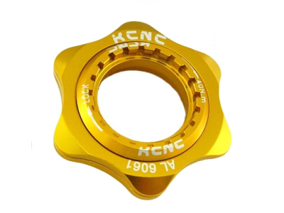 KCNC adaptér pre CenterLock náboj a 6-dierový kotúč, 20z zlatý