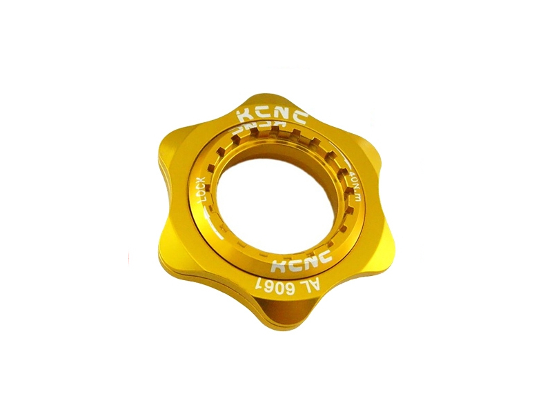 KCNC adaptér pre CenterLock náboj a 6-dierový kotúč, 20z zlatý