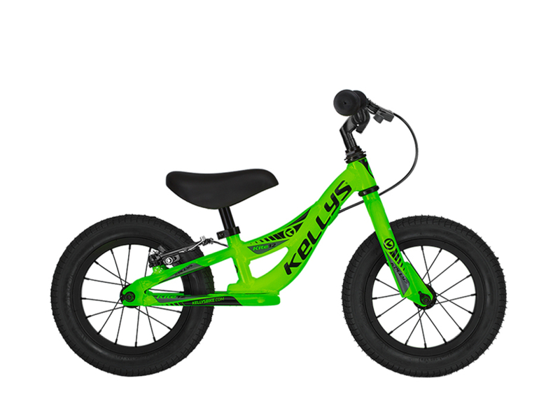 Detské odrážadlo KELLYS KITE 12 RACE NEON GREEN s brzdou