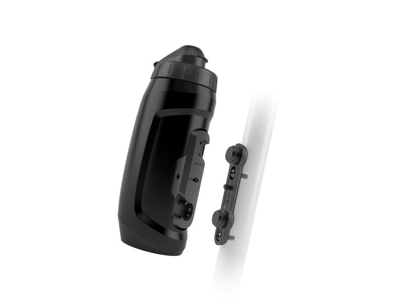 Fľaša FIDLOCK TWIST 590 čierna + podstavec na bicykel